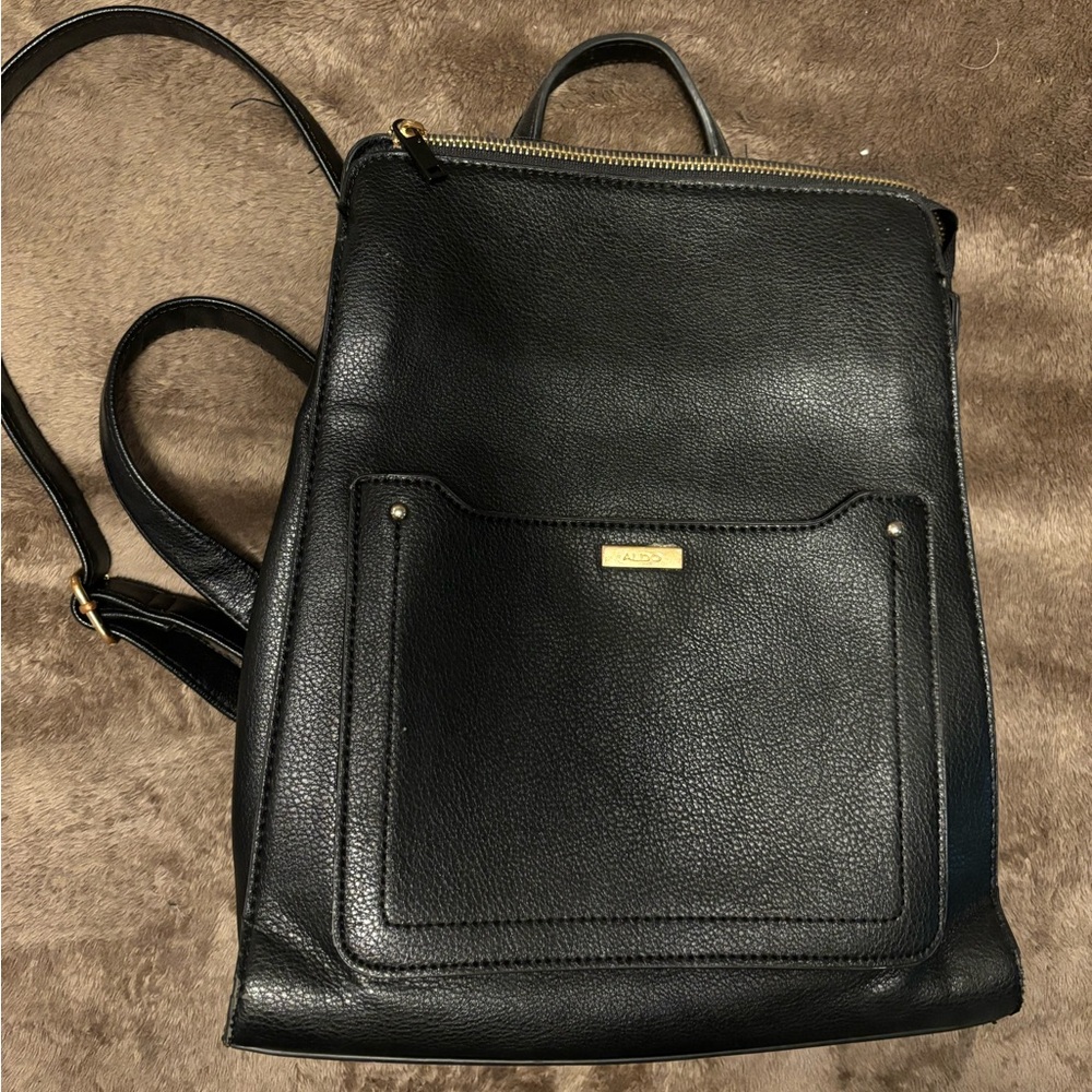 ALDO | Small leather backpack